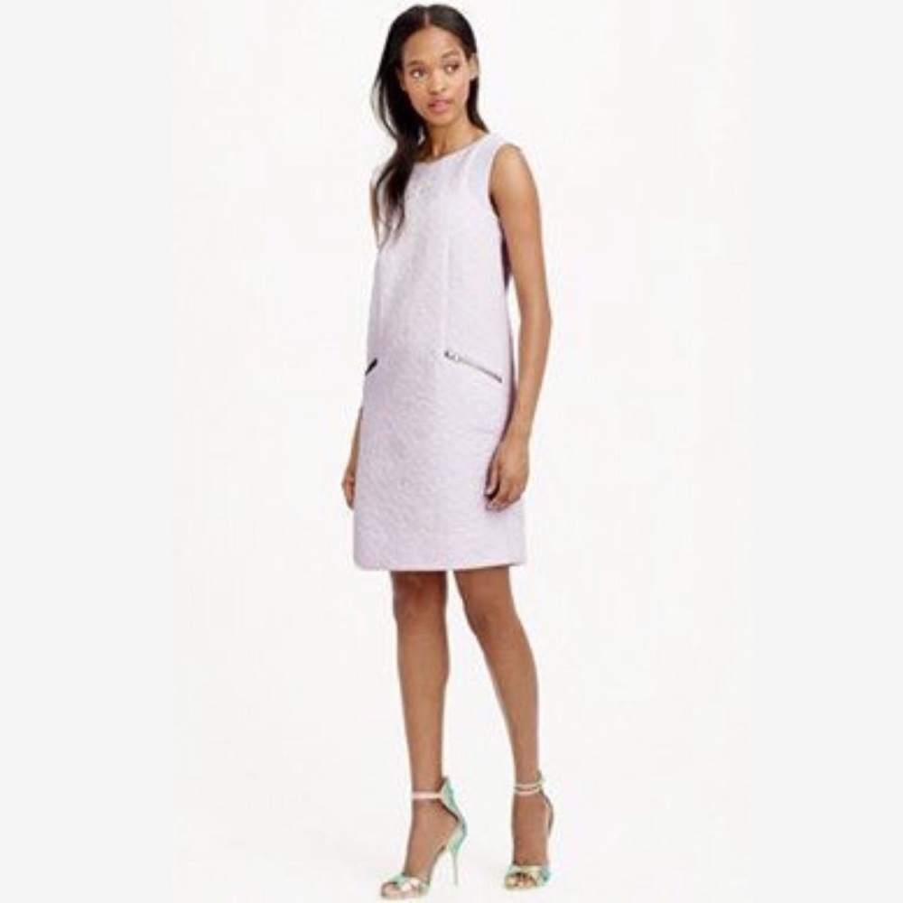 J Crew Jacquard Shift Dress